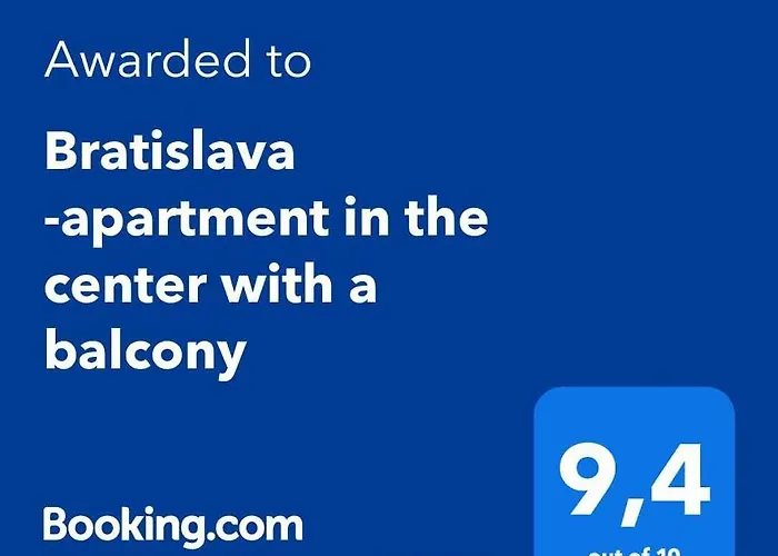 Appartement -jonashouse Near The Center With A Balcony Bratislava
